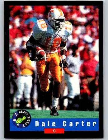 1992 Classic Draft Picks Dale Carter Football Card #37