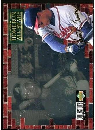 1994 Upper Deck Collectors Choice Hologram David Justice Baseball Card #HA7