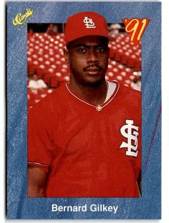 1991 Classic Bernard Gilkey Baseball Card #T93