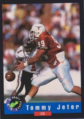 1992 Classic Draft Picks Tommy Jeter Football Card #75
