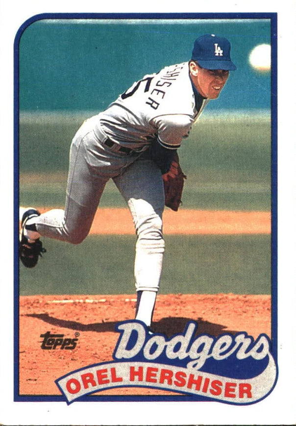 1989 Topps Orel Hershiser Baseball Card #550