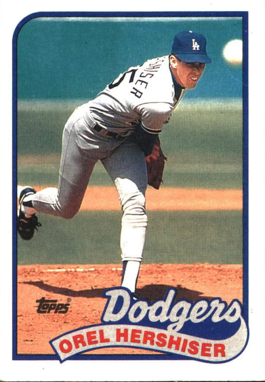 1989 Topps Orel Hershiser Baseball Card #550