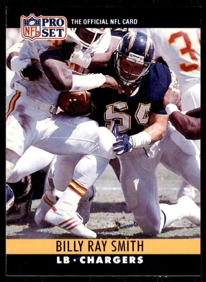 1990 NFL Pro Set Billy Ray Smith Football Card #281