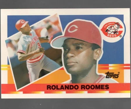 1990 Topps Audley Rolando Roomes Baseball Card #87