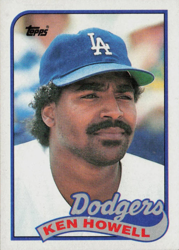 1989 Topps Ken Howell Baseball Card #93