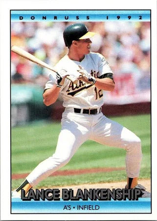 1992 Donruss Lance Robert Blankenship Baseball Card #768