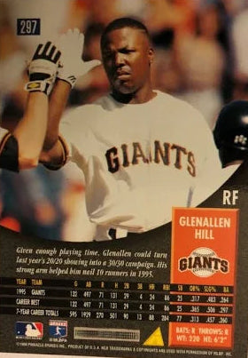 1996 Pinnacle Glenallen Hill Baseball Card #297