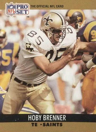 1990 NFL Pro Set Hoby Brenner Football Card #585