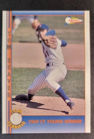 1992 Pacific Tom Terrific Tom Seaver Pro Ball Player Baseball Card #2