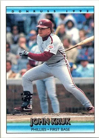 1992 Donruss John Martin Kruk Baseball Card #230