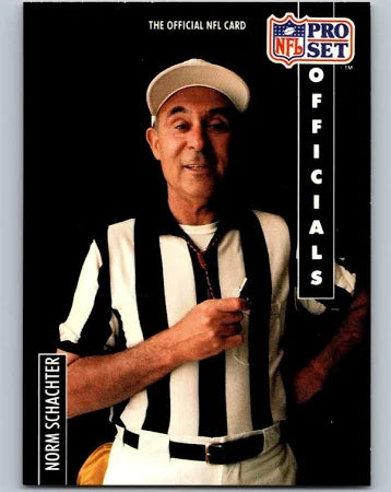 1991 NFL Pro Set Norm Schachter Football Card #369