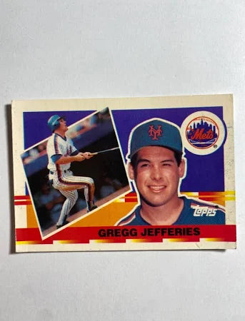1990 Topps Gregory Scott Jefferies Baseball Card #57