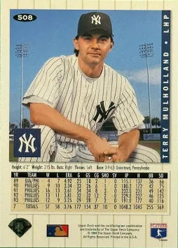 1994 Upper Deck Collectors Choice Terry Mulholland Baseball Card #508