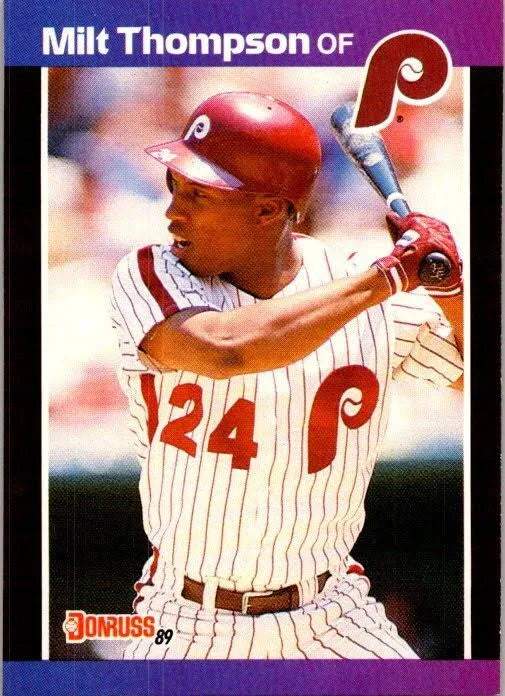 1989 Donruss Milton (Milt) Bernard Thompson Baseball Card #313