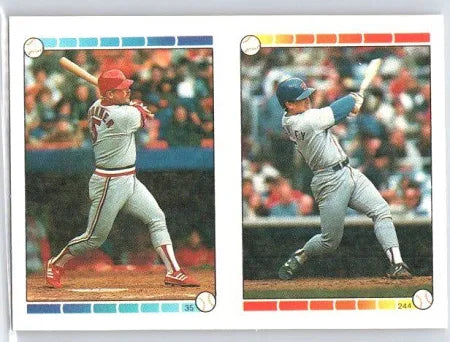 1989 Topps Super Star Sticker Barry Larkin Baseball Card #44