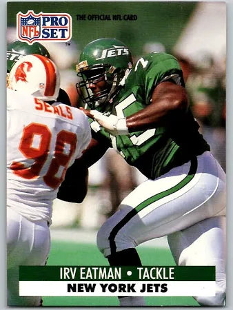 1991 NFL Pro Set Irv Eatman Football Card #840