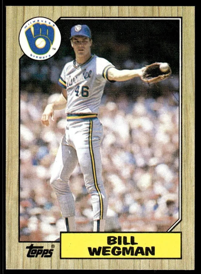 1987 Topps Bill Wegman Baseball Card #179