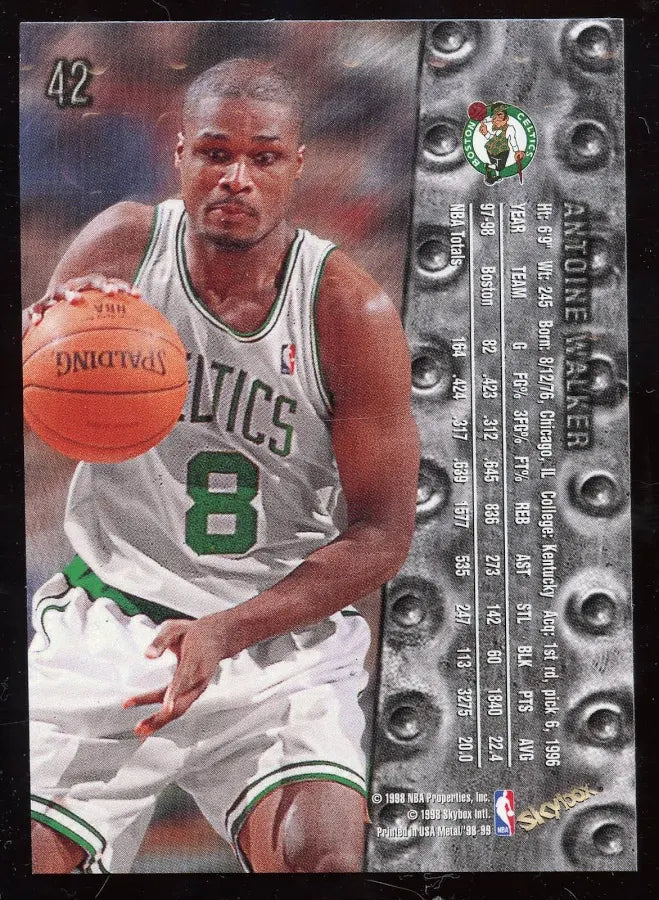 1988 Skybox Antoine Walker Basketball Card #42