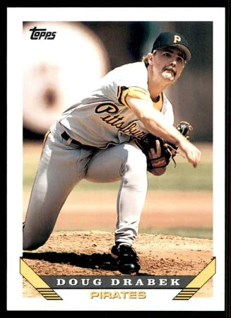 1993 Topps Doug Drabek Baseball Card #190