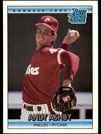 1992 Donruss Rated Rookie Andrew Jason Ashby Baseball Card #11