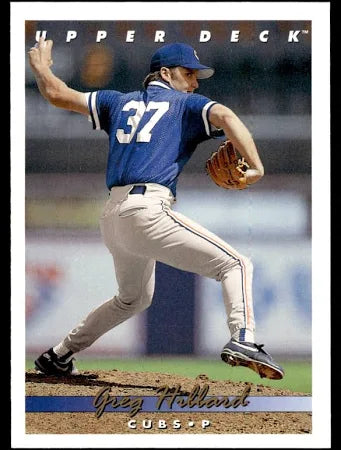 1993 Upper Deck Greg Hibbard Baseball Card #539
