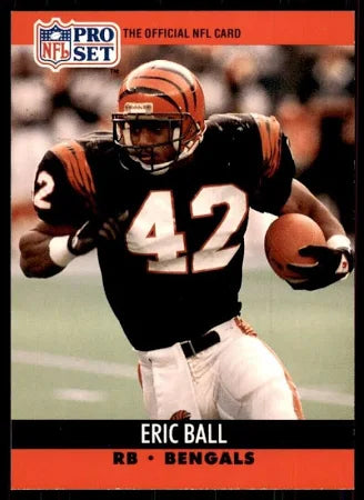 1990 NFL Pro Set Eric Ball Football Card #460