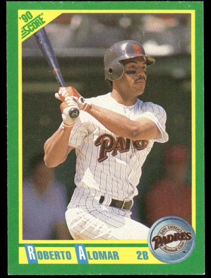 1990 Score Roberto Alomar Baseball Card #12