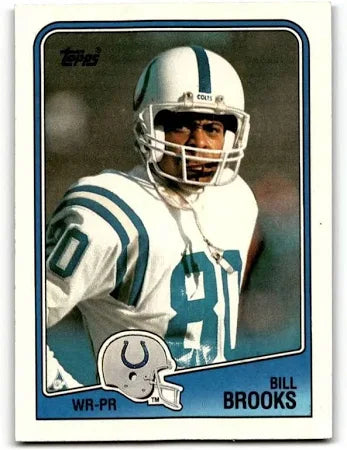 1988 Topps Bill Brooks Football Card #121