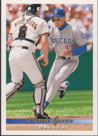 1993 Upper Deck Mark Grace Baseball Card #573