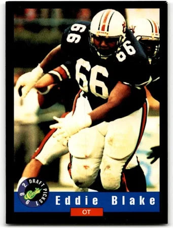 1992 Classic Draft Pikcs Eddie Blake Football Card #96