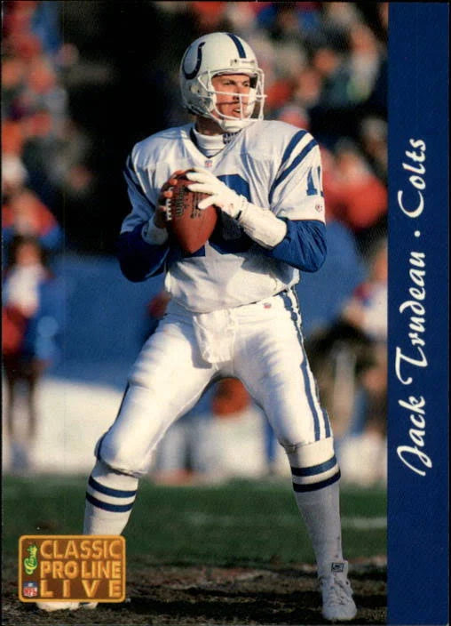 1993 Classic Pro Line Live Jack Trudean Football Card #112