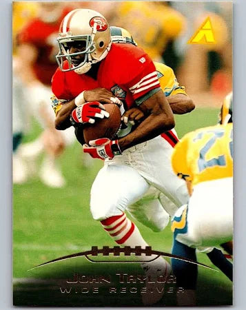 1995 Pinnacle John Taylor Football Card #64