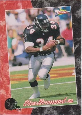 1993 Pacific Steve Broussard Football Card #169