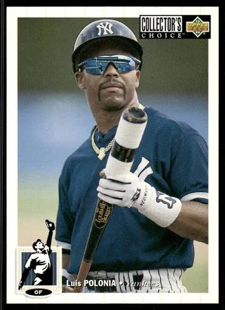 1994 Upper Deck Collectors Choice Luis Polonia Baseball Card #504