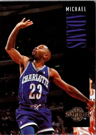 1995 Skybox Michael Adams Basketball Card #210