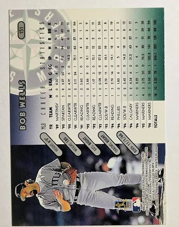 1996 Donruss Bob Wells Baseball Card #151