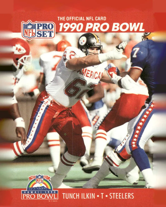 1990 NFL Pro Set Tunch Ilkin Football Card #346