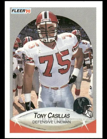 1990 Fleer Tony Casillas Football Card #372