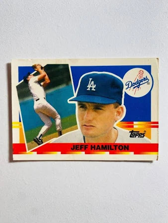 1990 Topps Jeffrey Robert Hamilton Baseball Card #98