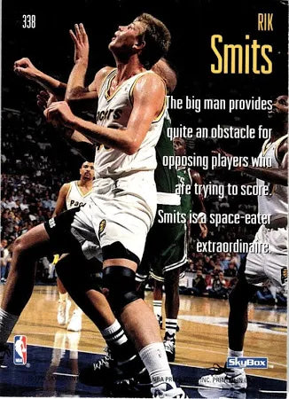 1995 Skybox Sky Slams Rik Smits Basketball Card #338
