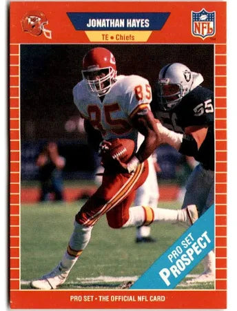 1989 NFL Pro Set Jonathan Hayes Football Card #526