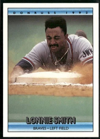 1992 Donruss Lonnie Smith Baseball Card #517