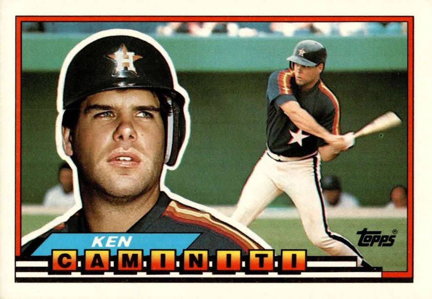 1989 Topps Kenneth Gene Caminiti Baseball Card #210