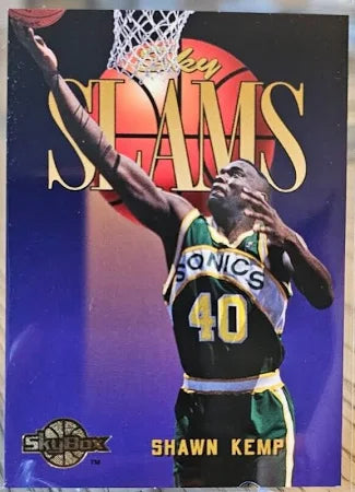 1995 Skybox Sky Slams Shawn Kemp Basketball Card #307