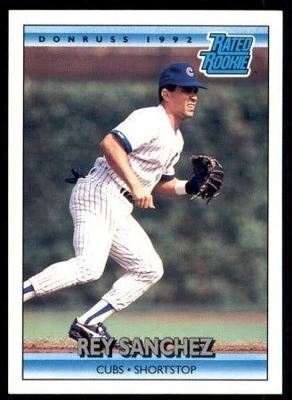 1992 Donruss Rated Rookie Rey Francisco Sanchez Baseball Card #412