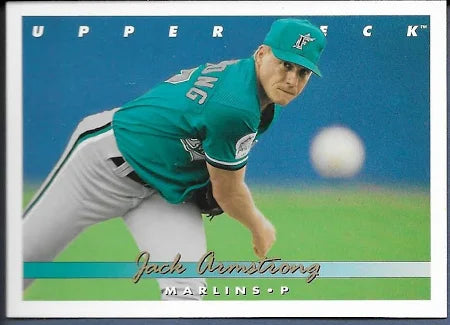 1993 Upper Deck Jack Armstrong Baseball Card #758