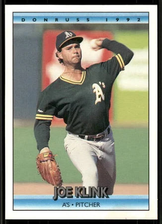 1992 Donruss Joseph Charles Klink Baseball Card #183