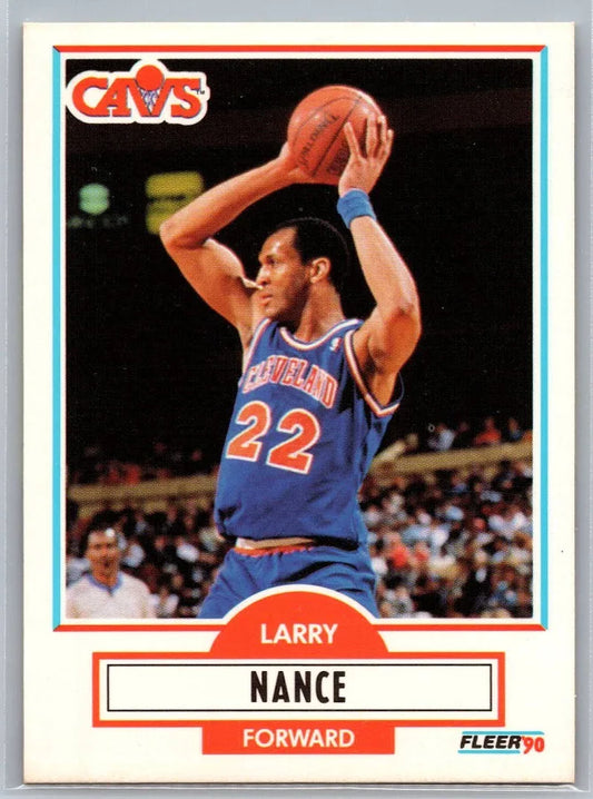 1990 Fleer Larry Donell Basketball Card #35