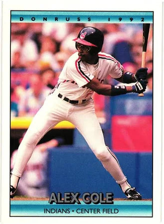 1992 Donruss Alexander Cole Jr. Baseball Card #220