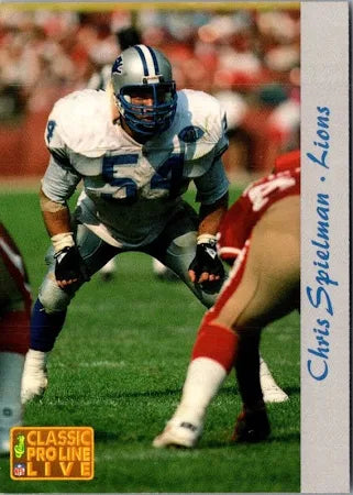 1993 Classic Chris Spielman Football Card #82